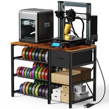 GUULIBERA 3D Printer Stand with Filament Storage Rack, 3D Printer Table with ... picture