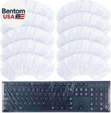30 Pcs Universal Disposable Keyboard Protector Cover 0.025Mm Wipeable Fully Cove picture