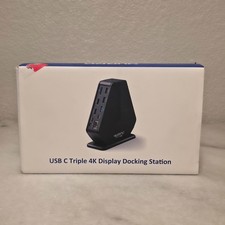 4URPC DS-C02 60W Triple USB-C Driver-Based 4K Display Docking Station for Laptop picture