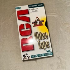 RCA T-120H Standard Grade VHS Video Tape 2 Pack New Sealed 6 Hour Play T120H picture