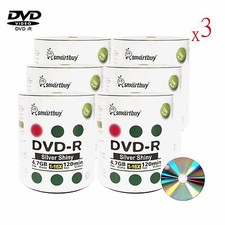 1800 Smartbuy DVD-R DVDR 16X Blank Record Disc With Shiny Silver Top Media Disc picture