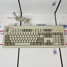 Dell SK-1000REW QuietKey PS/2 Wired Keyboard Vintage Retro - SAME DAY - WARRANTY picture