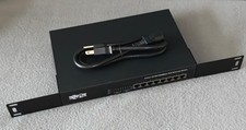 TRIPP-LITE 8 Port 10/100/1000mbps PoE Ethernet Switch NG8POE w/Rack Mounts picture