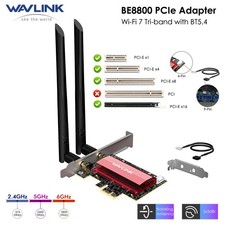 BE8800 WiFi 7 PCIe Network Card Tri-Band BE200 Wireless Adapter with BT5.4 picture