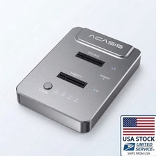 ACASIS Dual Bay M.2 NVMe SSD Duplicator Offline Cloner Dock 20Gbps USB 3.2 Gen2 picture