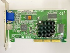 VINTAGE MICRO-STAR MS8808 VER2 VANTA TNT2M64 16 MEG AGP VGA CARD SVID OUT MXB22 picture