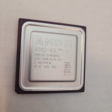 AMD K6-2 400MHz Processor CPU AMD-K6-2/400AFQ Socket 7 Vintage 1998 picture