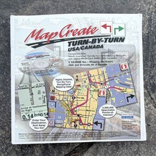 Map Create Turn-By-Turn 5 CD-ROM Mapping USA and Virtually All of Canada Lot picture