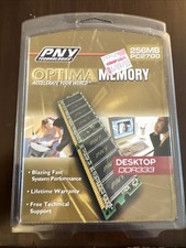 PNY 512MB Optima Memory DDR  PC2700 DDR-333/266 Desktop NEW Sealed 🔥desktop picture