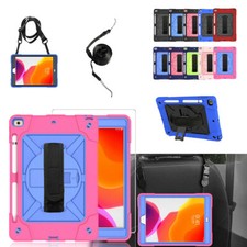 For iPad 10.2 Tablet Case iPad 9th 8th 7th Case with Hand Strap Shoulder Strap picture