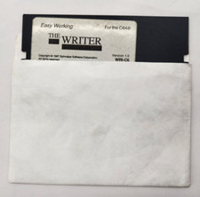 Easy Working The Writer Commodore 64 - 5.25 floppy Disk only picture