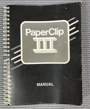 Vintage PaperClip III 3 Commodore 64/128 Computer manual picture