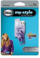 Hannah Montana 1gb usb flash drive Bracelet. Rare - NIP - Loaded W/ HM CONTENT picture