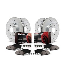 Power Stop Brake Kit For 2012 2013 2014 2015 Honda Pilot Front and Rear Z23 C... picture