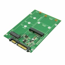 M.2 NGFF B/M-key Mini MSATA 2 Lane & mSATA SSD to SATA 3.0 III Adapter SATA picture