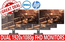 Dual Dell HP 22