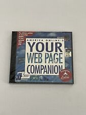 America Online's Web Page Companion Graphics CD New Sealed 0124b picture