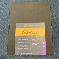Pro Master Premium Glossy Canvas 8 1/2 X 11 - 15 Sheets picture