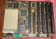 Vintage 486 Motherboard OPTi Chipset AMIBIOS ISA SIMM Retro DOS PC – Untested picture
