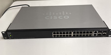 Cisco SG500-28P-K9 28-Port Gigabit PoE Stackable Managed Switch SG500-28P picture