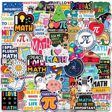 Shizvaeus 200PCS Math Stickers for Students Teens, Teacher Gift Colorful picture