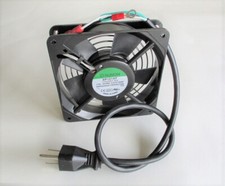 SUNON SP101AT Axial Exhaust AC Fan W/Cable & Grill, Aluminum frame, 120x120x25mm picture
