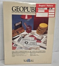 Berkley Softworks Geopublish GEOS Applications Software Commodore 64 128 Sealed picture