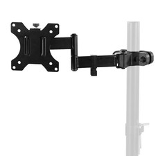 VIVO Steel Universal Pole Mount Monitor Arm VESA Plate | Fits 17
