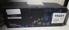2-Pack TN221 Toner Cartridges Compatible Replacement For Brother Black 05/2026 picture