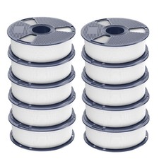 SUNLU 10x 1KG PETG White 3D Printer Filament 1.75mm PETG 10KG High Toughness picture