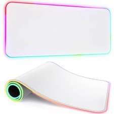 RGB Mousepad Led Mouse Pad, Large Pad,Led and Big White  picture