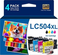 LC504XL Ink Cartridges 4-Pack BCMY Chip Brother INKvestment MFC-J1355DW picture