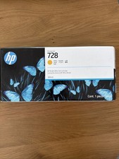 HP 728 Yellow DesignJet Ink Cartridge F9K15A, 300ml 2025 picture