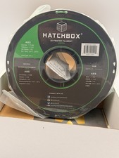 Hatchbox ABS 3D Printer Filament 1.75mm True Green 1kg Spool New Factory Sealed picture