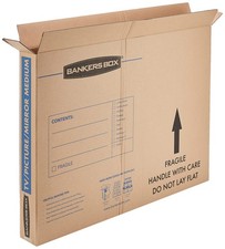 Bankers Box 7711201 Medium Moving Box 37x27in 4 Pack TV Mirror picture