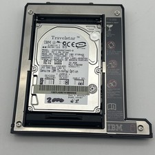 IBM Thinkpad Slim HDD Adapter With 32GB Hard Drive FRU 08K6067 08K6066 Vintage picture