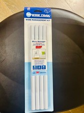 NWT Wire Trak Micro Manager Wire Management Kit White picture