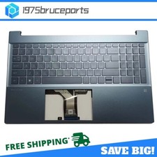 New Palmrest Cover w/ Backlit Keyboard For HP Pavilion 15-eg 15-eh M08920-001  picture