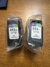 Two 261XL Tri Color Ink for Canon Printer New Sealed Jintum picture