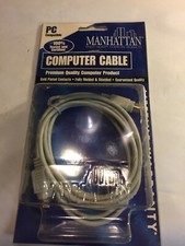 Manhattan Computer Products  PS/2 Keyboard Cable Mini- DIN6 M /M 6ft picture