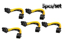 5Pcs 20cm 6pin to 8-pin PCI Express Power Cable for GPU Video Card PCIE PCI-E picture