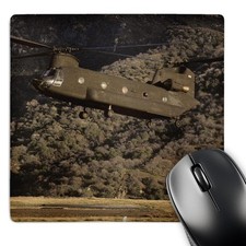 3dRose Chinook Search & Rescue Helicopter California USA Mouse Pad 8x8 Inch picture