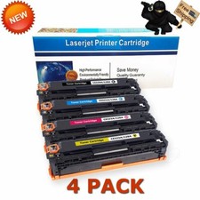 4 Pack Set for HP CE320A 128A Color Toner LaserJet Pro CM1415fnw CP1525 CP1525nw picture