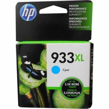 Genuine HP 933XL High-Yield Cyan Ink Cartridge CN054AN (EXP 2022) picture