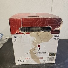 Adi Pro Cat 6 Plenum Cable 23/4 265-310 ft OE-CAT6PWH White 500mHz With Reel picture