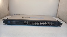 Linksys SLM224G4PS 24-Port POE Network Switch *WORKING* *READ* picture