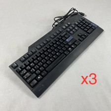 Lenovo KB1021 Black Full Size USB Wired Keyboard Tested (Lot of 3) picture