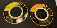 MUSEUM RARE IBM Disks Storage Memento Promotional Advertising Platter Disks 8.5” picture
