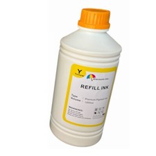 1000ml Refill Yellow Pigment ink for HP Canon Epson Brother Printer and CISS picture