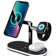Brand New Charger Stand, 4 In 1 Aluminum Alloy Magnetic Wireless picture